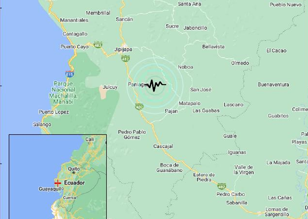 sismo durante la madrugada en Manabí