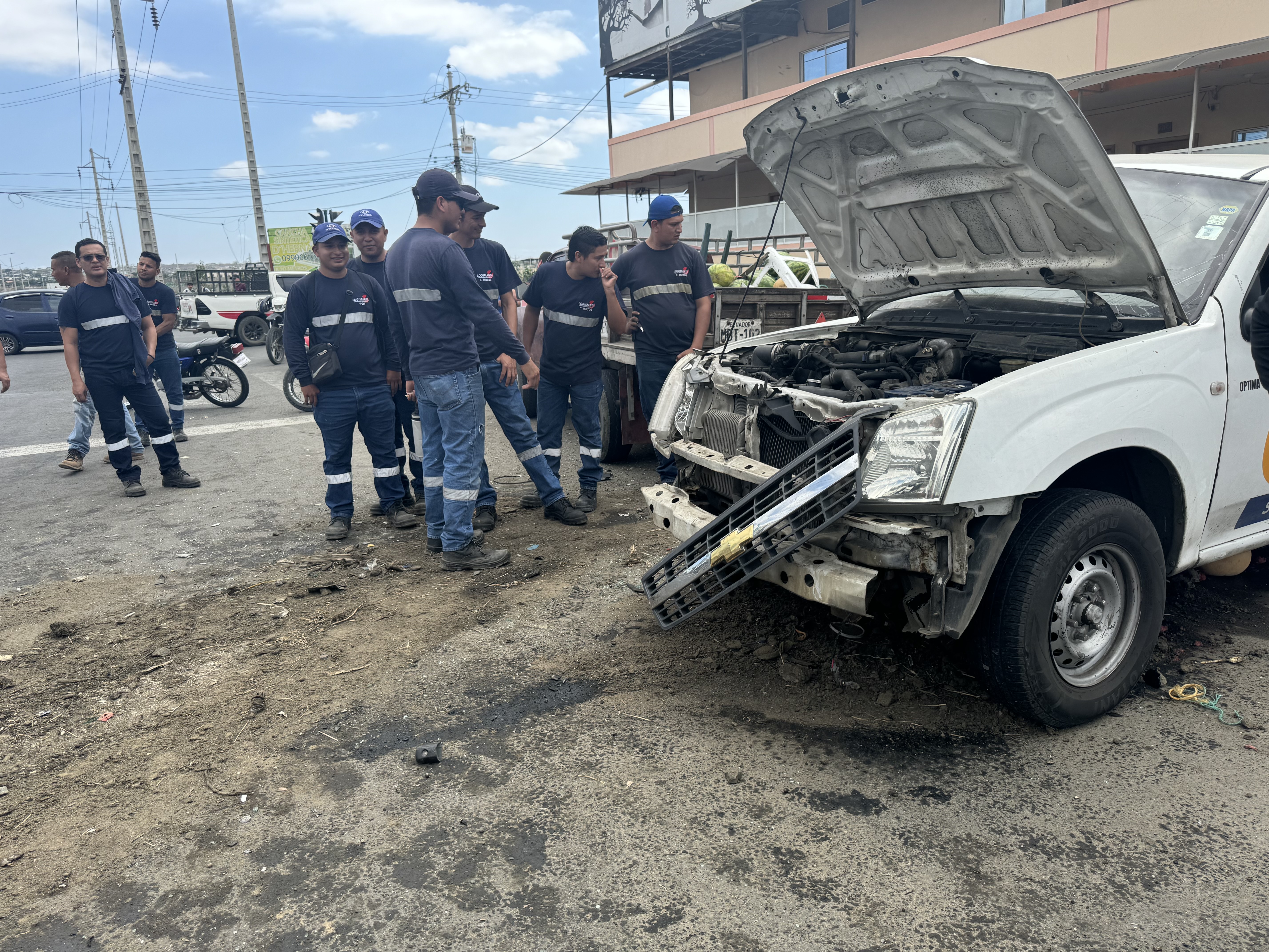Cuatro heridos deja un choque en Montecristi