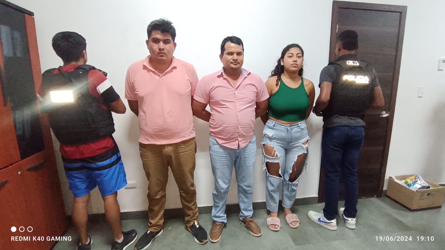 En Pedernales capturan a tres supuestos extorsionadores que pedían 5 mil dólares