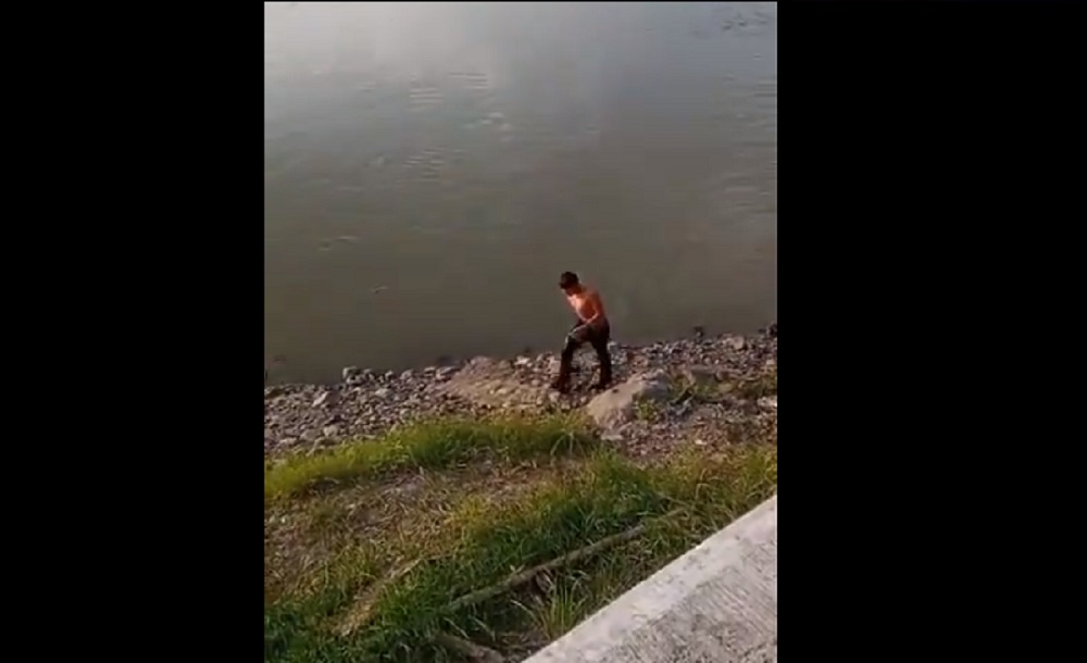 Delincuente se lanza al río después de asaltar en Daule