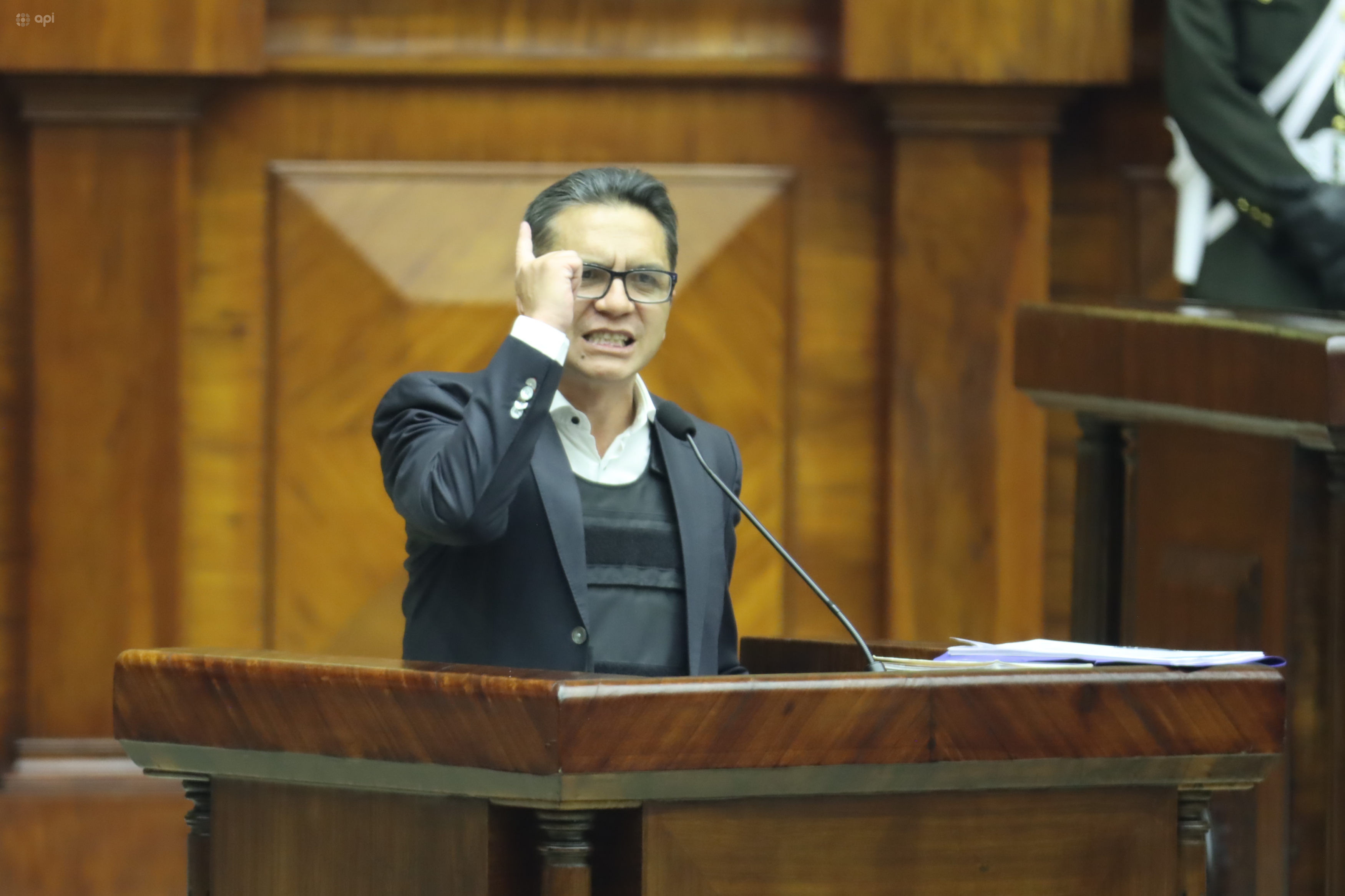 Wilman Terán comparece en la Asamblea Nacional en su juicio político