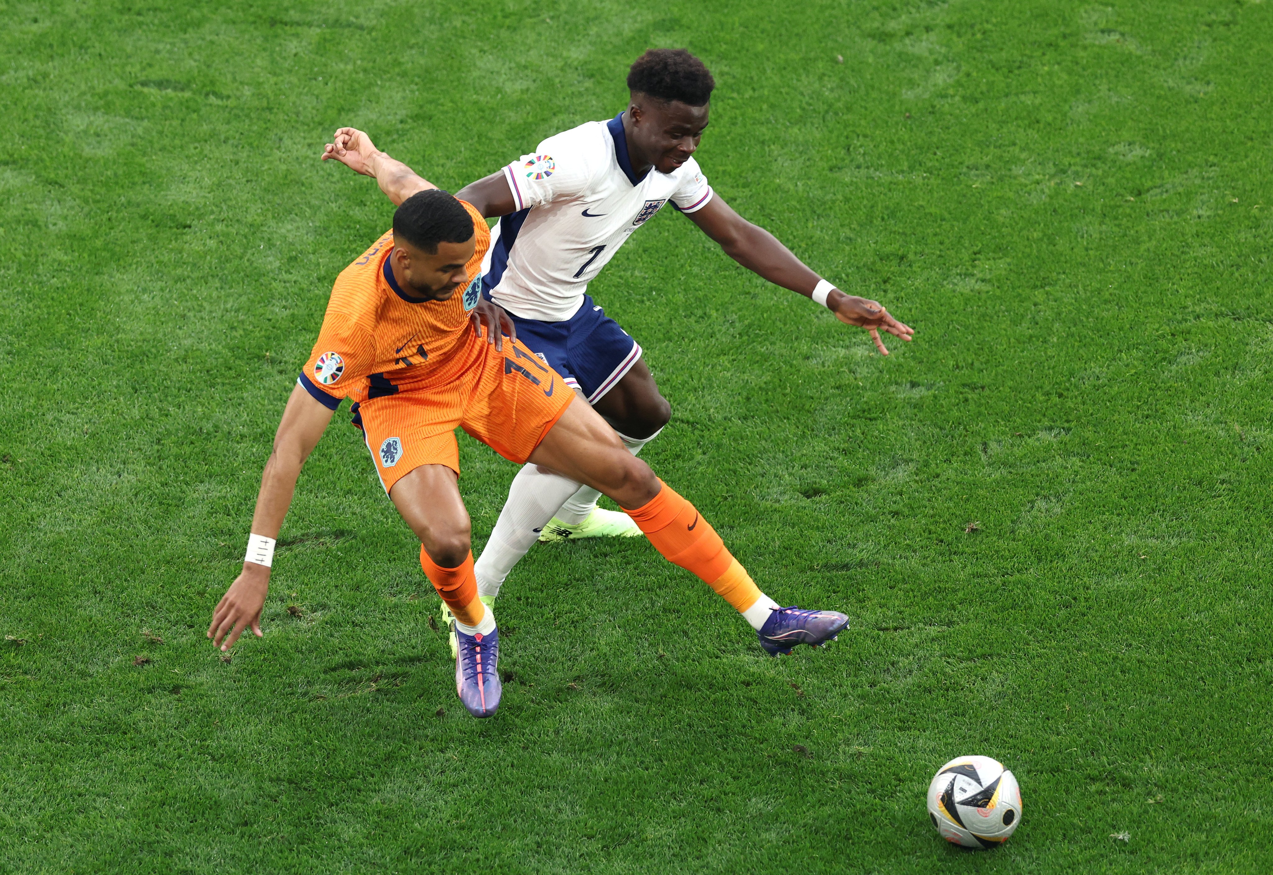 países bajos Inglaterra eurocopa
