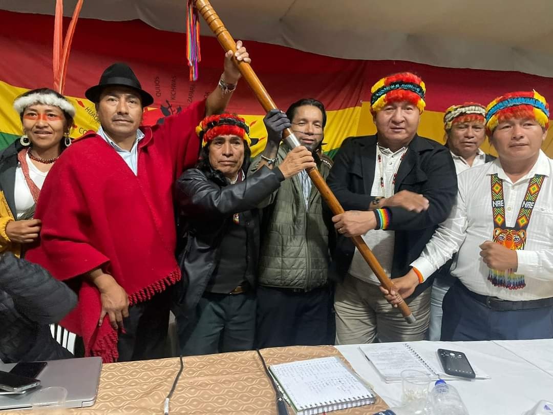 Leonidas Iza será el candidato presidencial de la Confederación de Nacionalidades Indígenas del Ecuador (Conaie).