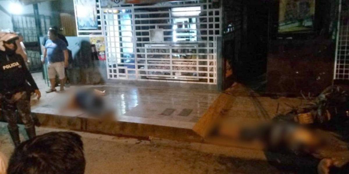 ataque armado en Pasaje deja tres muertos