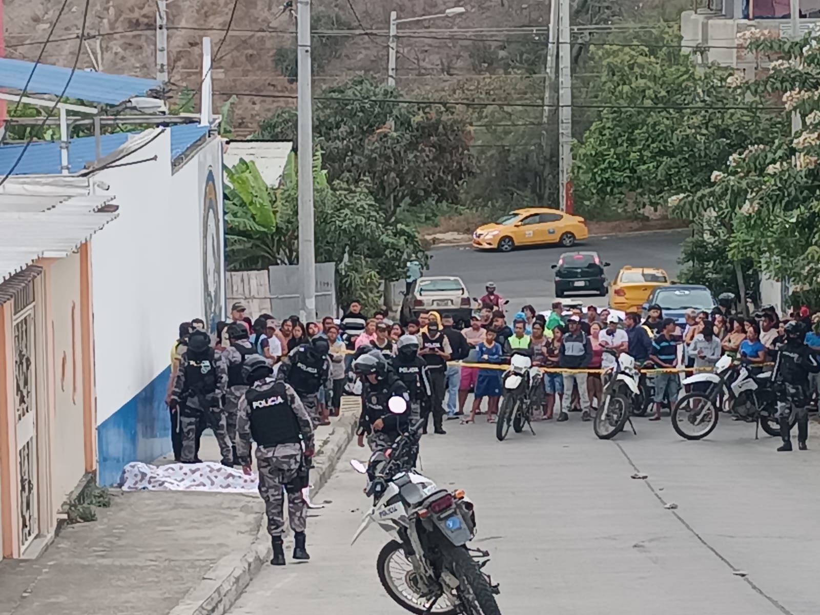 Un motociclista es asesinado por sicarios en Manta
