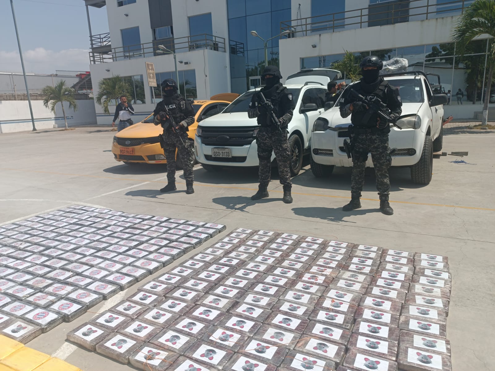 La Policía incauta un cargamento de droga en Jaramijó valorado en 15 millones de dólares