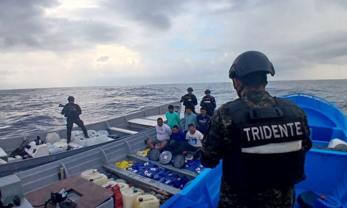 Una embarcación ecuatoriana es retenida con droga en El Salvador