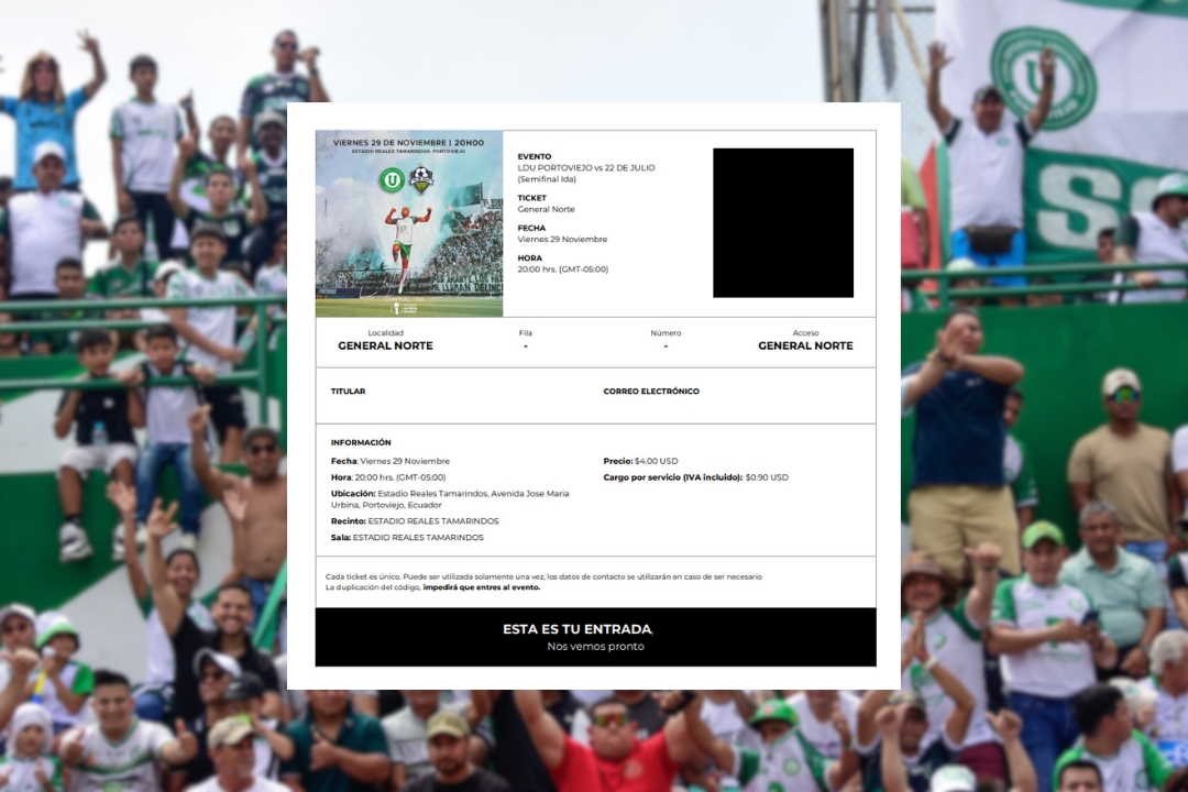 Así puedes comprar una entrada por internet para ver a Liga de Portoviejo