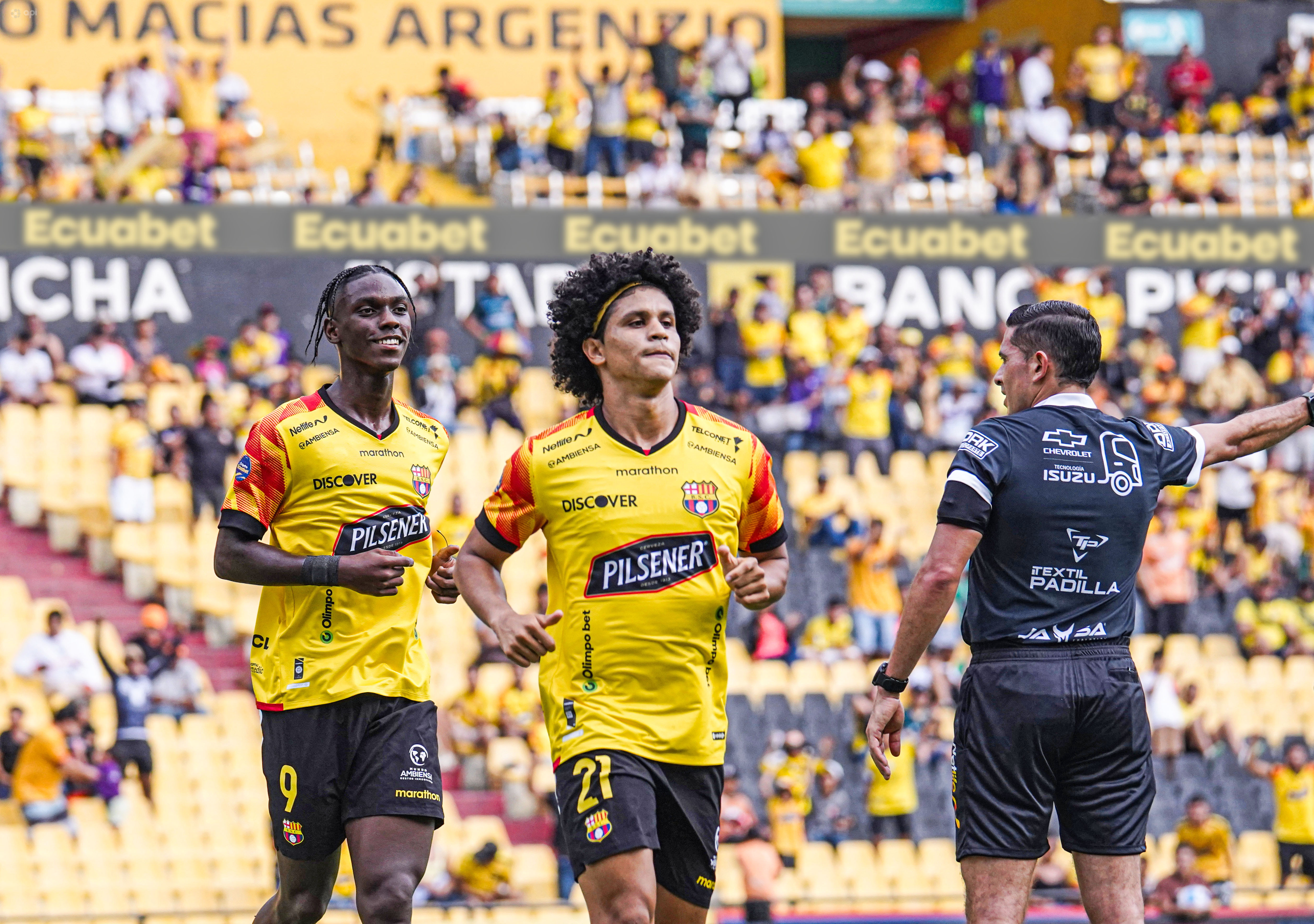 Barcelona no le tuvo piedad a Cumbayá y lo goleó 8-1 en el estadio Monumental Banco Pichincha, en Guayaquil.