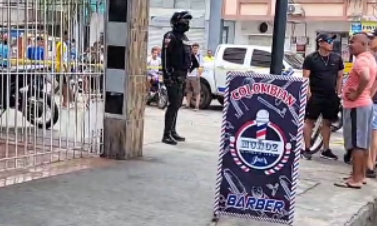 Criminales mataron a un un hombre dentro de una barbería de Babahoyo