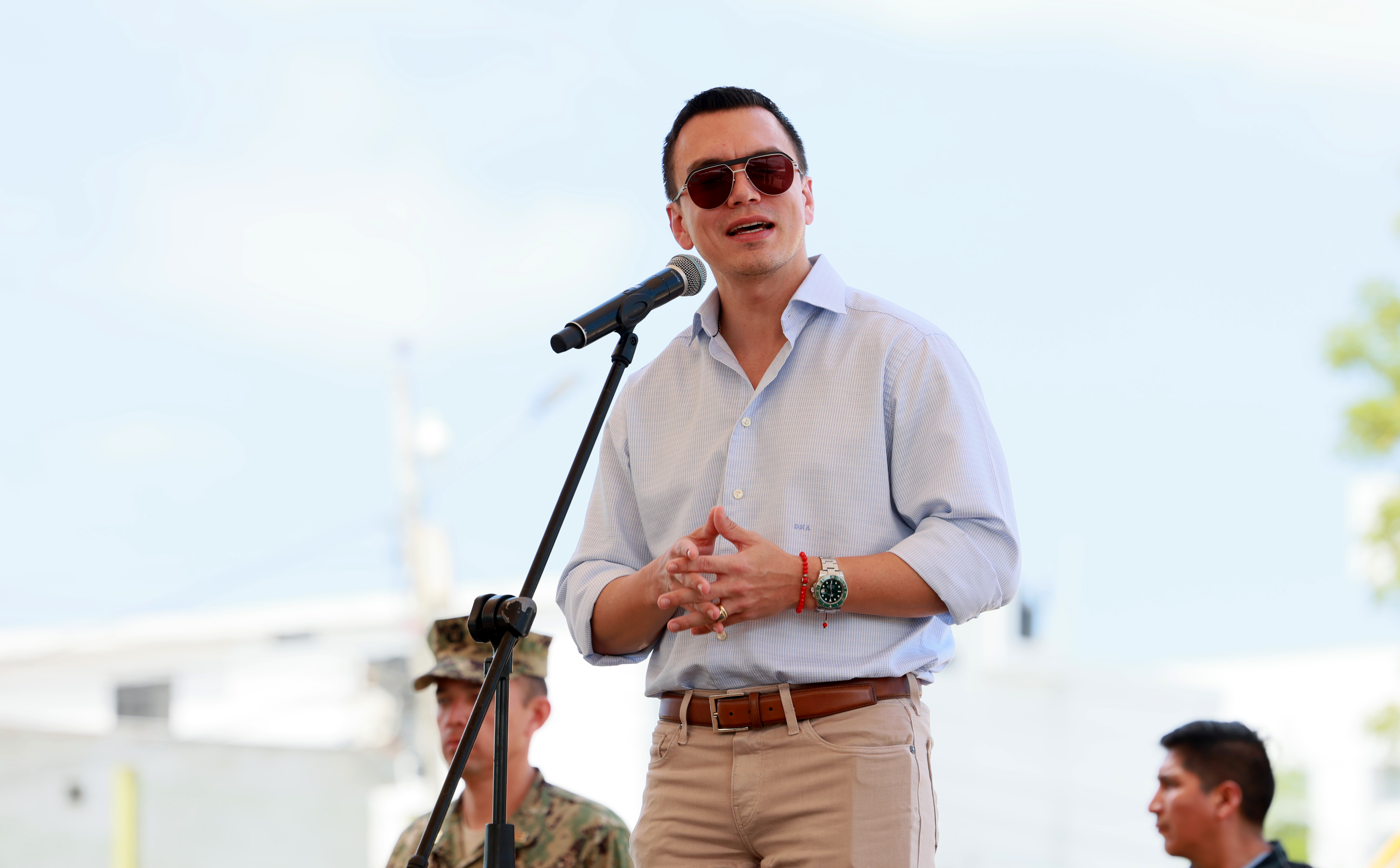 Daniel Noboa entre los cinco presidentes sudamericanos mejor valorados