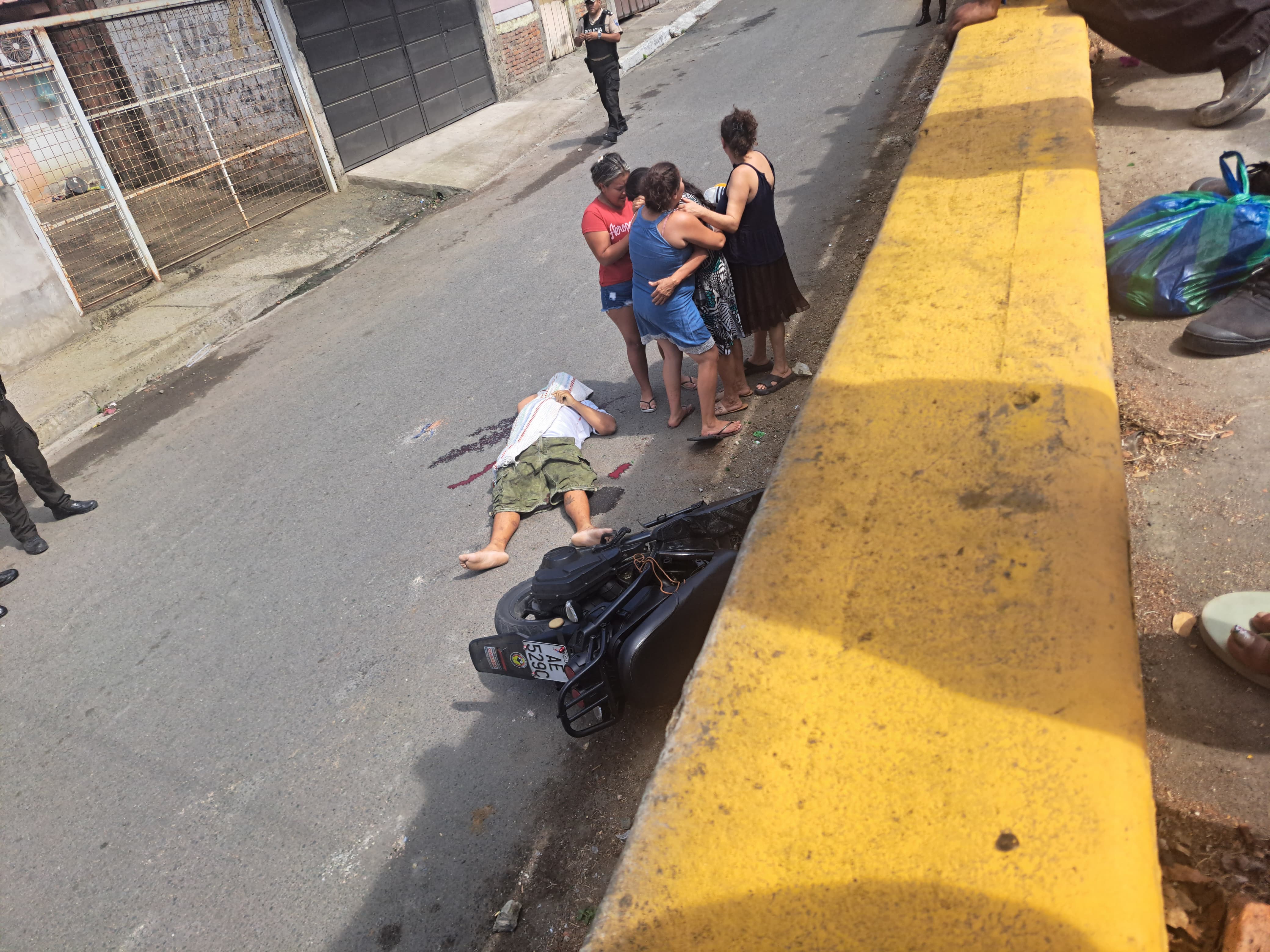 En la parroquia San Pablo del cantón Portoviejo se registró un ataque armado que terminó con la vida de un hombre.