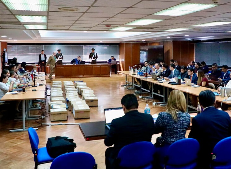 La mañana de este lunes 2 de diciembre del 2024 inició el procedimiento de toma de testimonios anticipados del caso Pantalla.