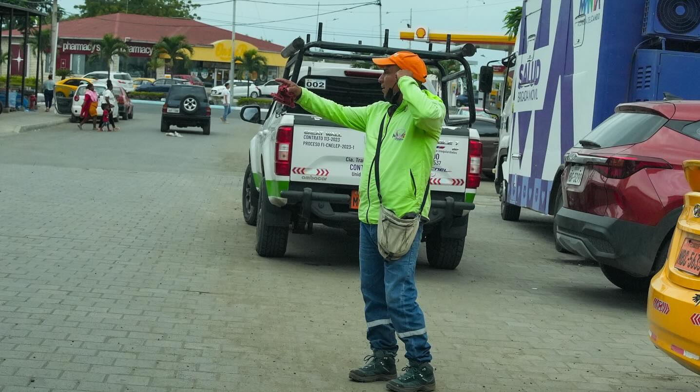 cuidadores de carros manta