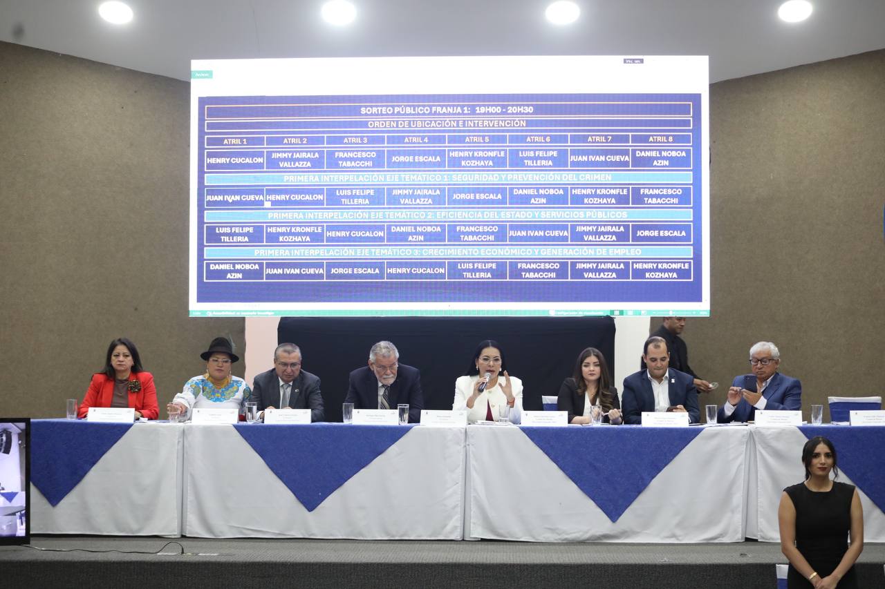 Así serán las interpelaciones en el debate presidencial 2025