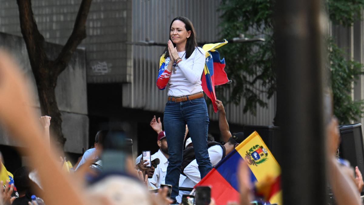 María Corina Machado fue liberada tras ser retenida en Caracas
