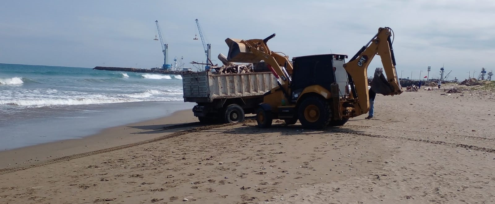 limpieza playa El Murciélago