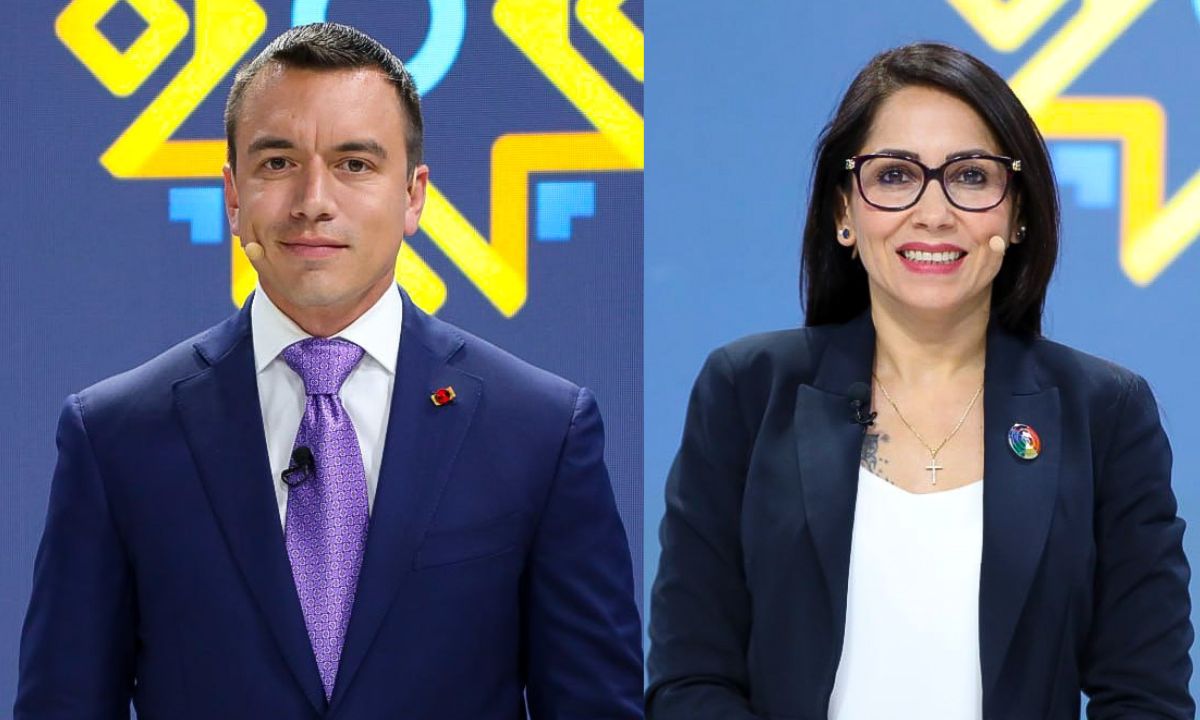Daniel Noboa y Luisa González no se pronuncian tras cierre de votaciones.