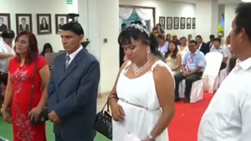 el no acepto de una novia en una boda en Perú se hizo viral
