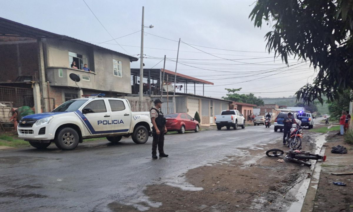 Sicarios atacaron a bala a un hombre en Portoviejo, Manabí.