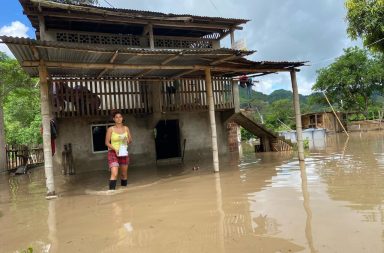Sasay Santa Ana inundaciones