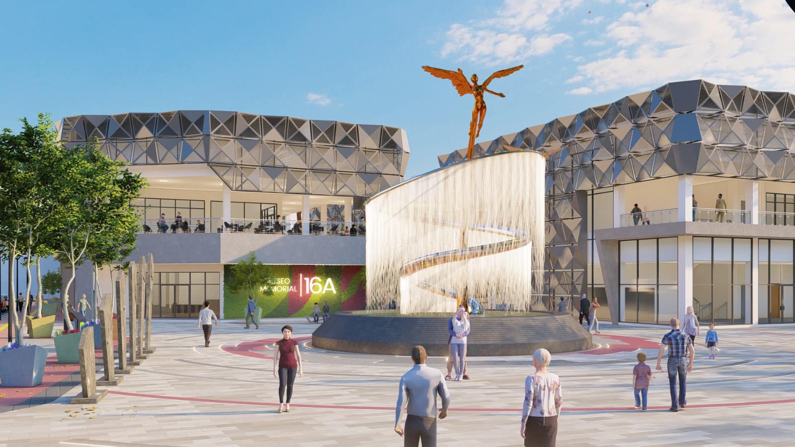 La Plaza Memorial San Gregorio costará más de 8 millones de dólares.
