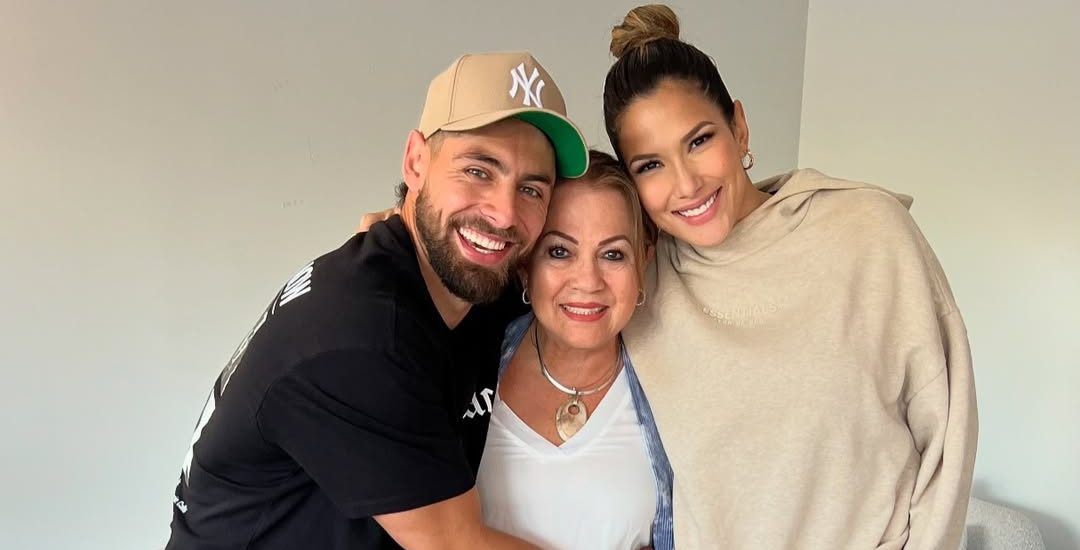 De la tristeza al cariño: Nachita abraza a Alejandra Jaramillo, y conoce a su pareja Beta Mejía, en su viaje a Miami