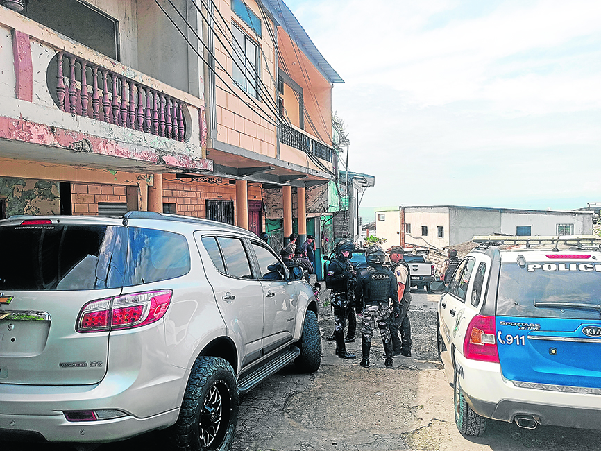 La Policía en Jaramijó