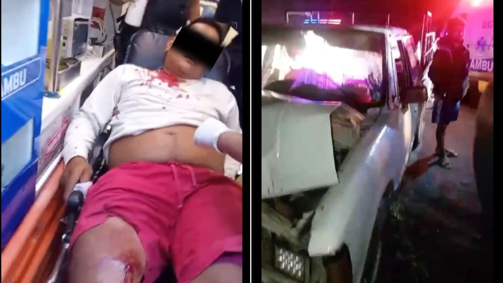 Crónica. Un hombre se chocó mientras huía de delincuentes en Santo Domingo de los Tsáchilas.