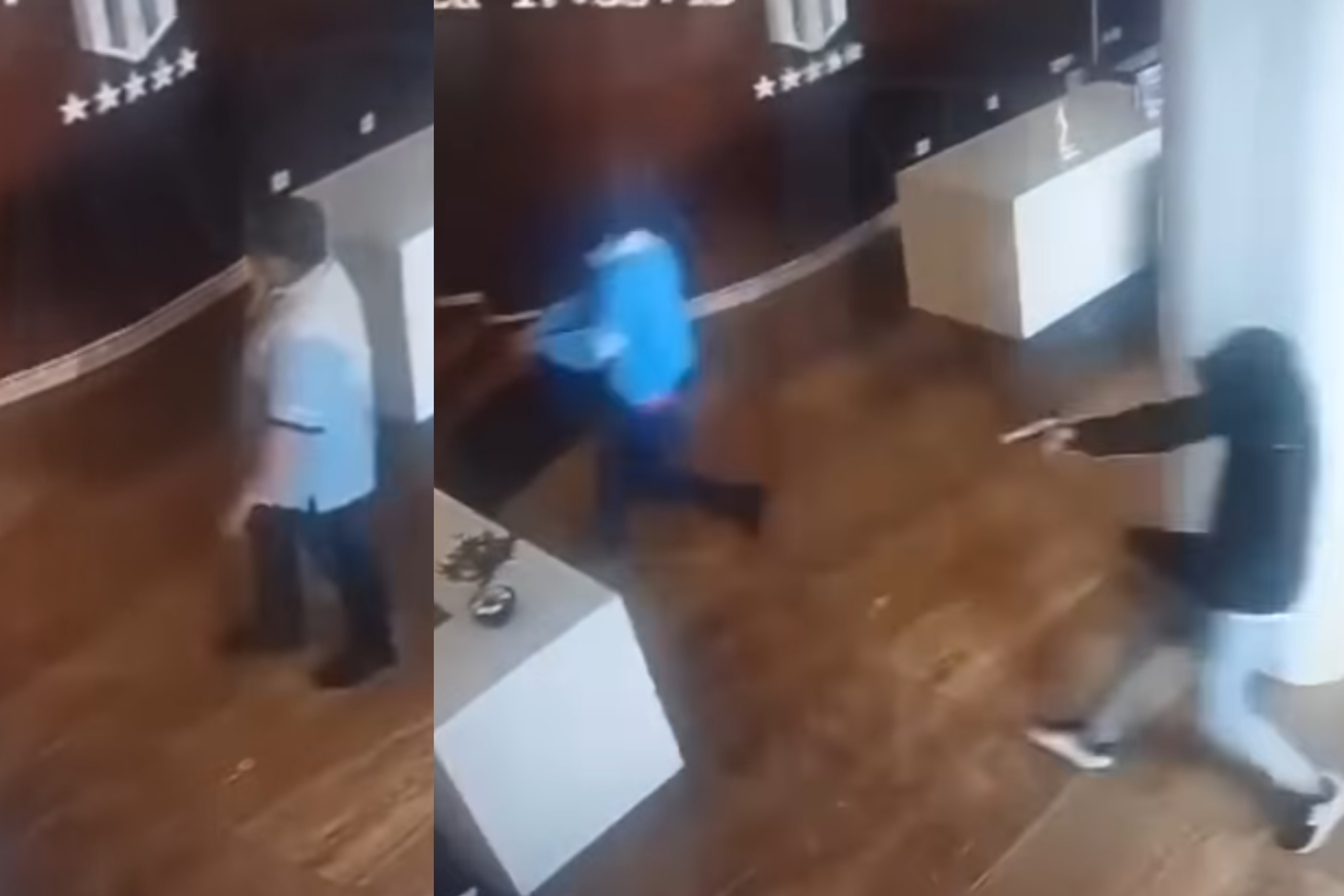 Video. Así fue el crimen de un hombre dentro de un hotel de Manta, Manabí.