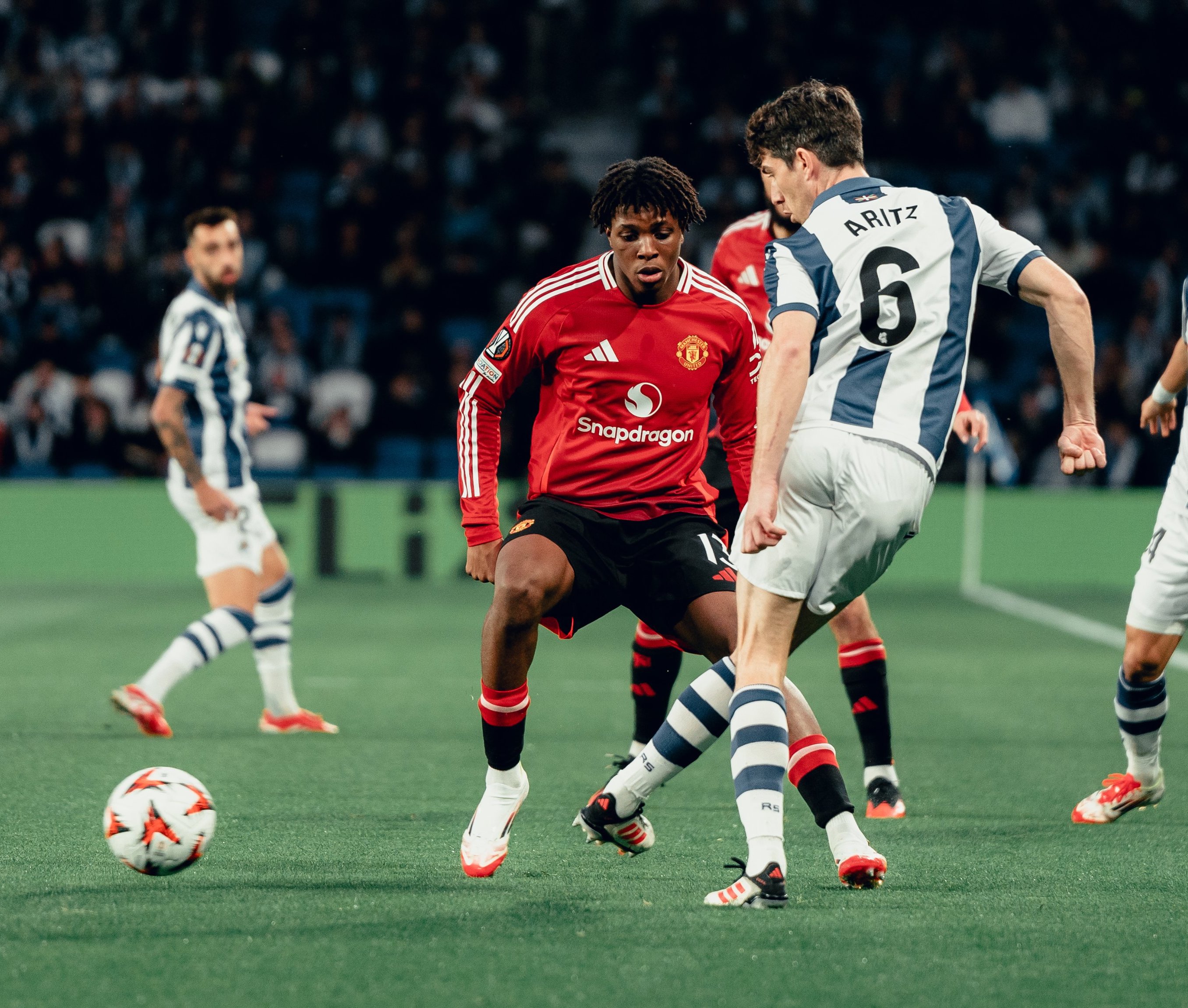 Europa League. Todo se define en Old Trafford tras el 1-1 entre Real Sociedad y Manchester United