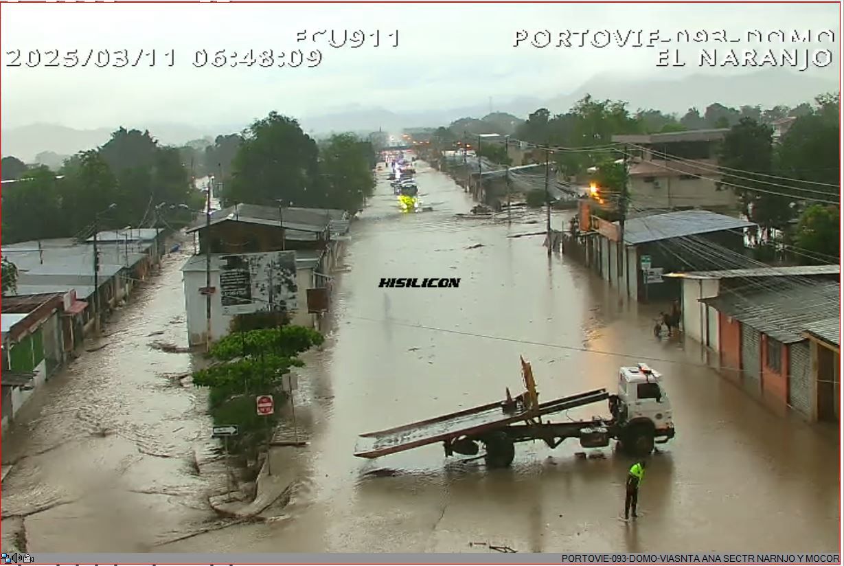 Movilidad. Este es el estado de las vías de Manabí tras las fuertes lluvias de la madrugada de este martes, 11 de marzo
