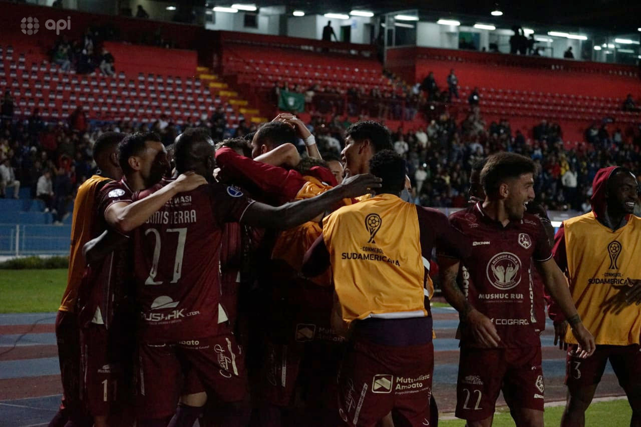 Mushuc Runa, equipo de Ambato, logró una histórica clasificación a la fase de grupos de la Copa Sudamericana.