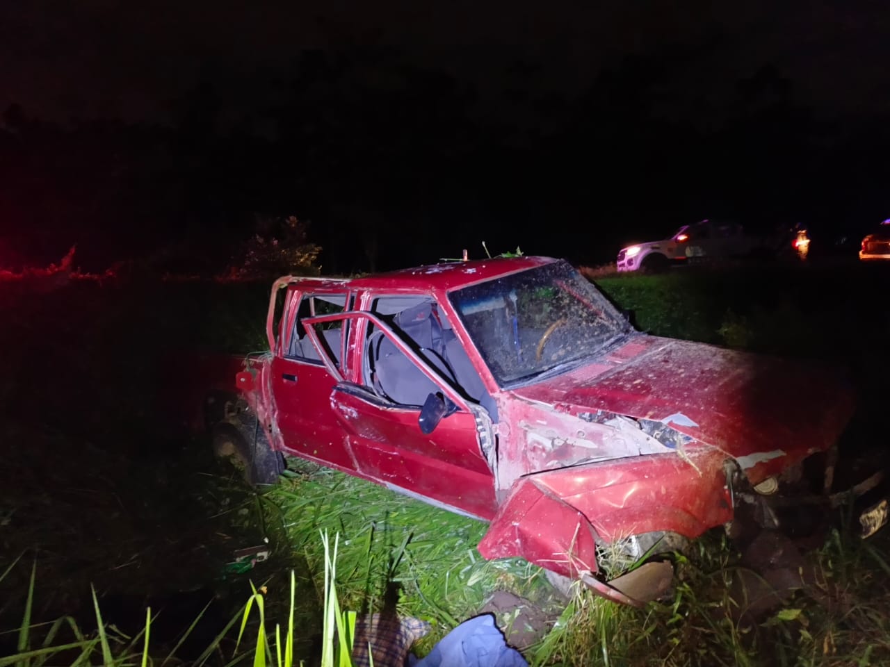 Persecución por una camioneta robada en la vía Santo Domingo - La Concordia.