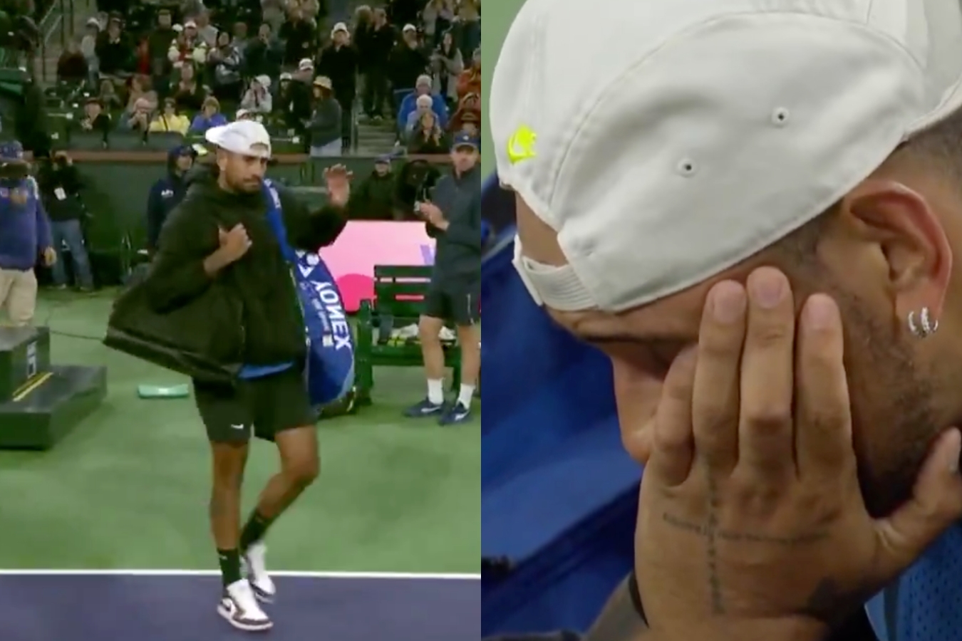 Tenis. Nick Kyrgios se retira del Masters 1000 de Indian Wells 2025 por lesión en la muñeca