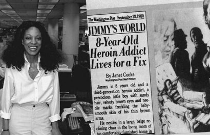 En septiembre de 1980, The Washington Post llevó en su portada un reportaje titulado El mundo de Jimmy. Su autora era la periodista Janet Cooke.