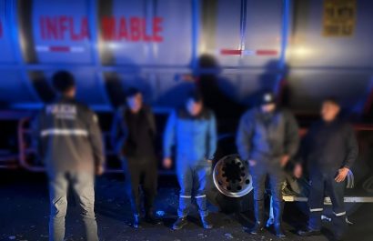 Operativo en la vía Alóag – Santo Domingo deja cuatro detenidos por delito hidrocarburífero