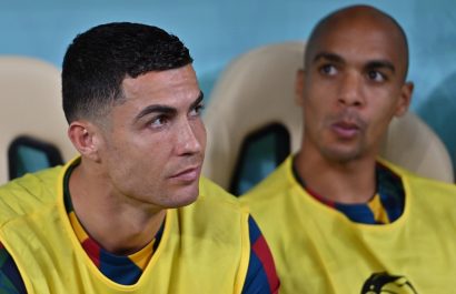 Cristiano, suplente en Portugal