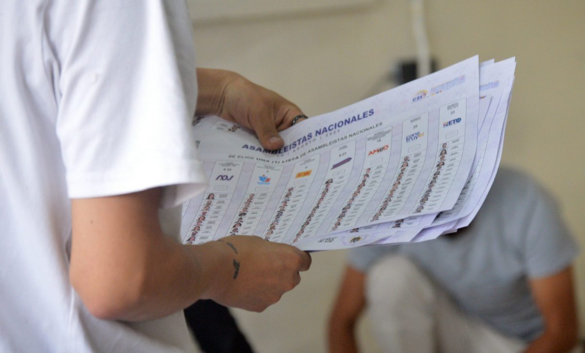 CUENCA-ELECCIONES ANTICIPADAS CONTEOS VOTOS