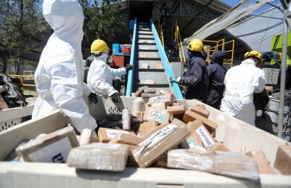 ENCAPSULAMIENTO Y DESTRUCCIÓN DE DROGA INCAUTADA