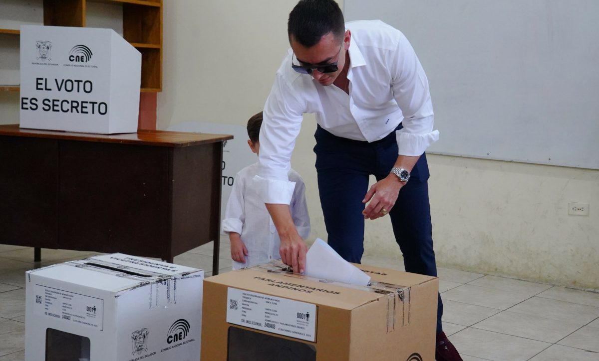 GYE-ELECCIONES 2025 VOTO NOBOA