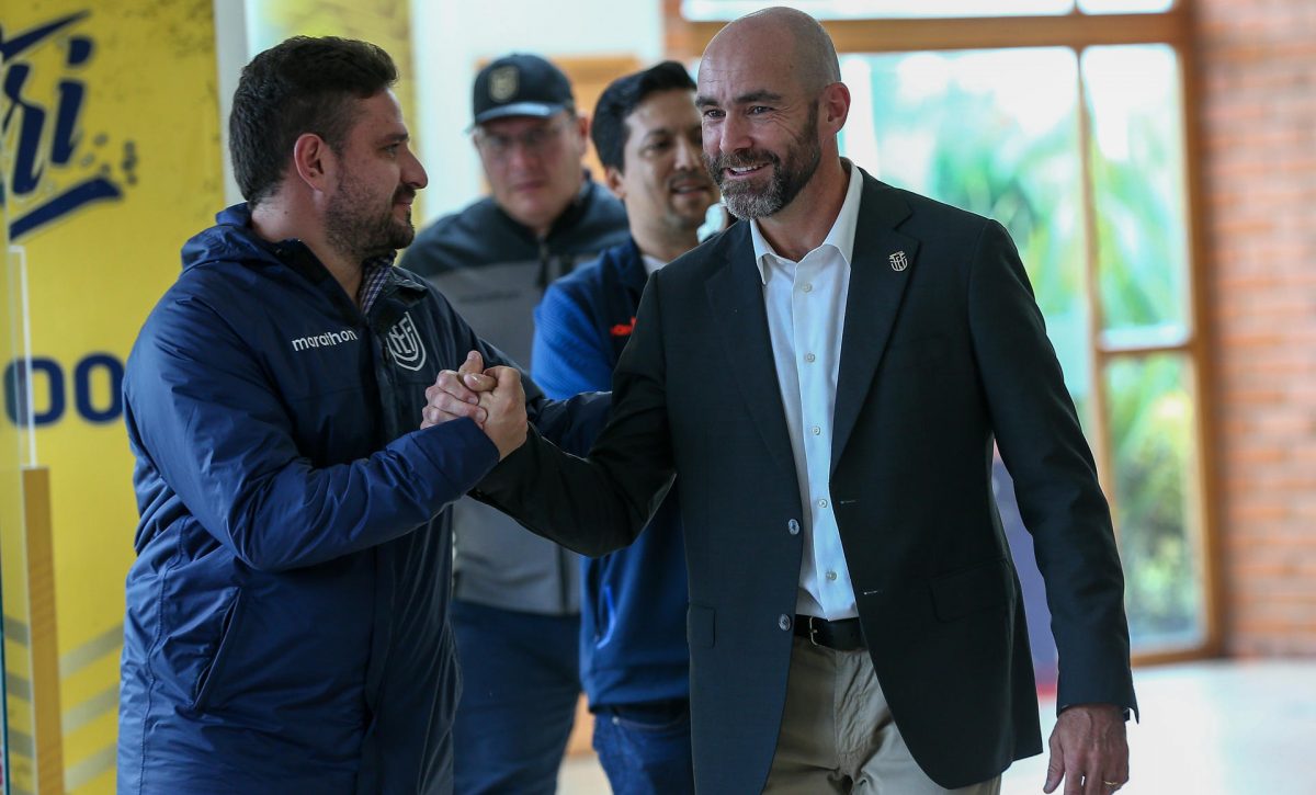 El técnico español Félix Sánchez es presentado como nuevo técnico de la selección de Ecuador
