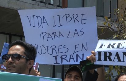 Comunidad iraní en Ecuador protesta contra incomunicación y represión de Irán