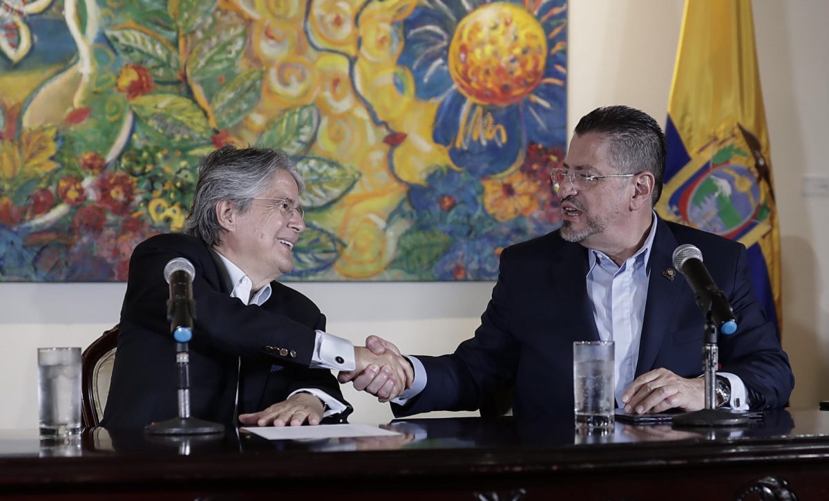 El Gobierno de Costa Rica expresa su firme apoyo a la democracia en Ecuador