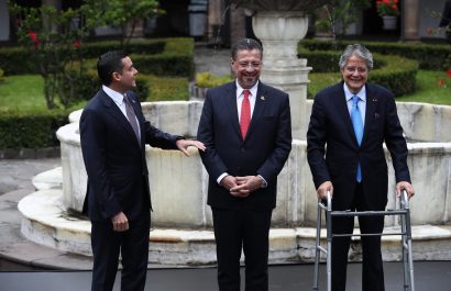 Lasso recibe el apoyo de Costa Rica, Panamá y R.Dominicana ante juicio político