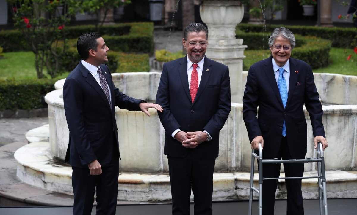 Lasso recibe el apoyo de Costa Rica, Panamá y R.Dominicana ante juicio político