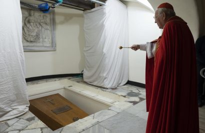 Entierro del del papa emérito Benedicto XVI