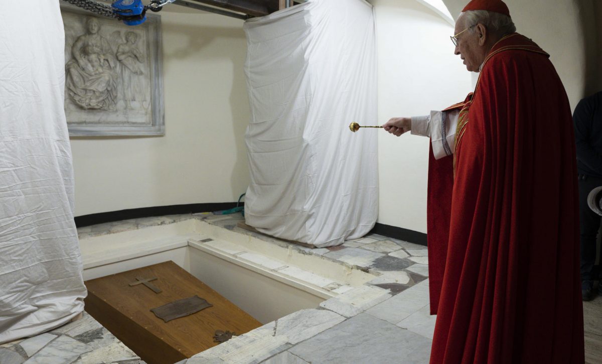 Entierro del del papa emérito Benedicto XVI