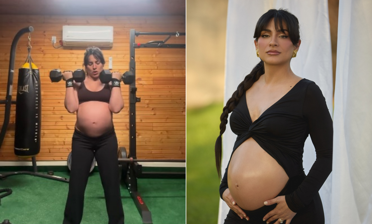 ana-brenda-contreras-entrena-con-pesas-a-sus-siete-meses-de-embarazo