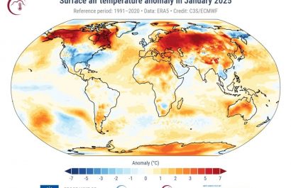2025 arranca con el enero más cálido desde que hay registros